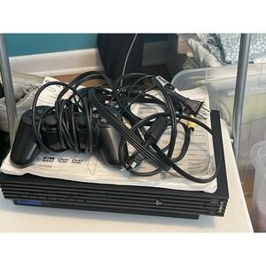 PS2 , With One‎ Controller And All Wires  ( For Fixing)